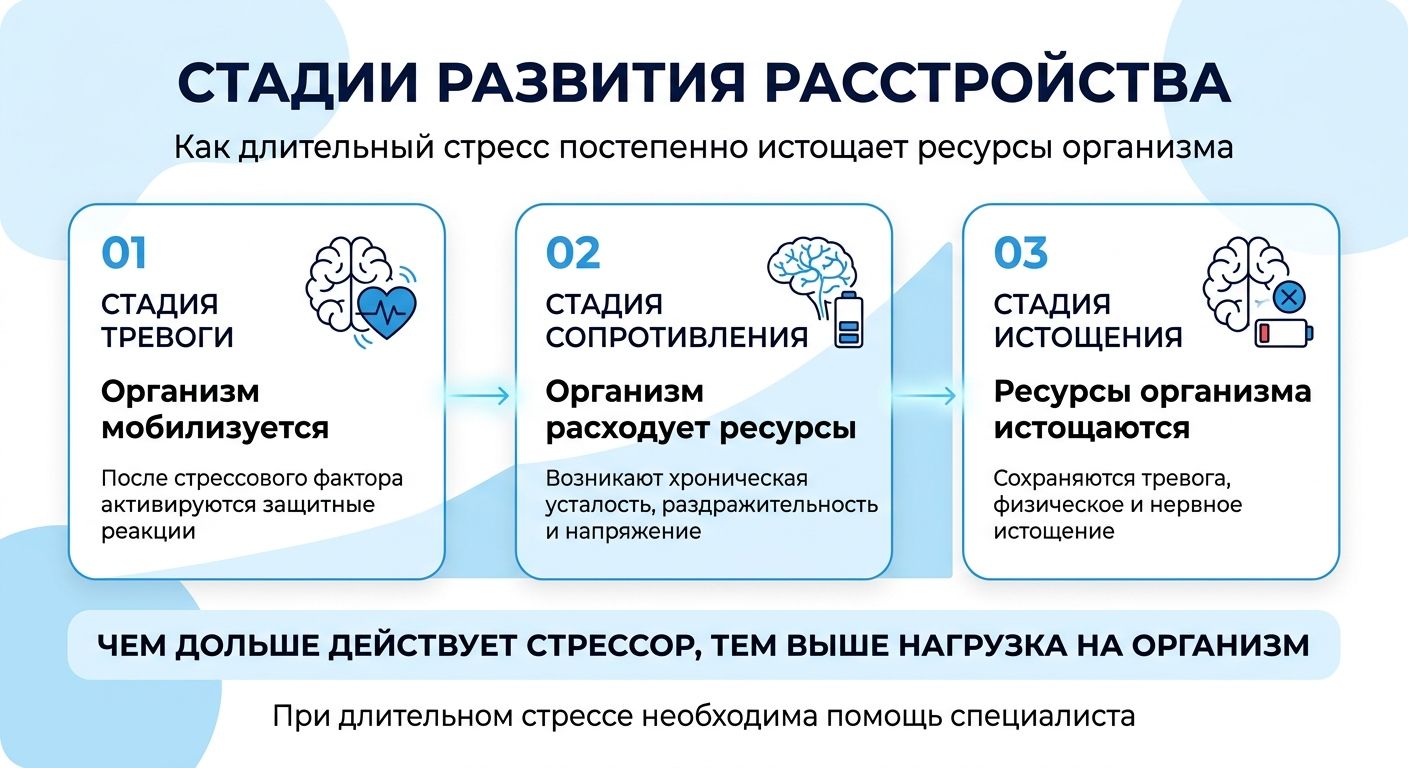Лечение стресса в Обояни инфографика